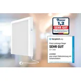 Evarmo Flächenspeicherheizung areo smart 1300 Watt digitales Thermostat mit LCD-Display