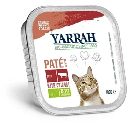 Yarrah Katze Wellness Pastete - Rind Zichorie bio 100g