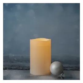 MARELIDA XXL LED Kerze 20 cm 12,5 cm creme