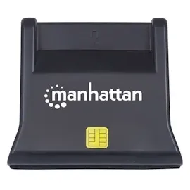 Manhattan USB Smart/SIM Card Reader mit Standfuß