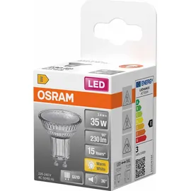 Osram LED-Reflektorlampe 4099854458484 2,4 W GU10 warmweiß 1 St.