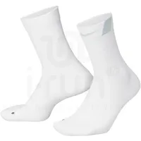 Nike Running Lightweight Crew Laufsocken 42-46 Weiß/Grau