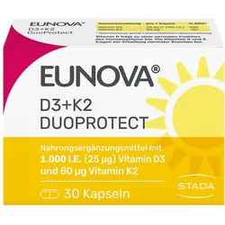 EUNOVA D3 + K2 DuoProtect 1.000 I.E. 30 St