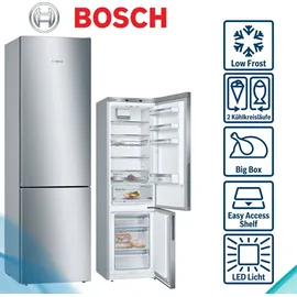 Bosch Serie 6 KGE39ALCA Kühl-Gefrierkombination (343 l, 2010 mm hoch, Inoxlook)