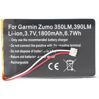 AccuCell Akku passend für den Garmin Zumo 350LM Akku 390LM, 361-00059-00, 010-01043-01, 020-00218-05