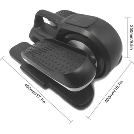 cutycaty Under Schreibtisch Ellipsentrainer mit Fernbedienung und Display, Elektrischer Ellipsentrainer, Sitzende Pedal Exerciser zur Beine Erholung für das Training zu Hause und im Büro