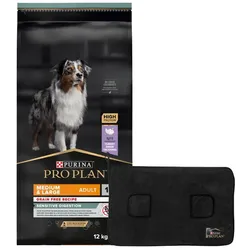 PURINA PRO PLAN Medium & Large Adult OPTIDIGEST Getreidefrei 12kg + Hundehandtuch GRATIS!