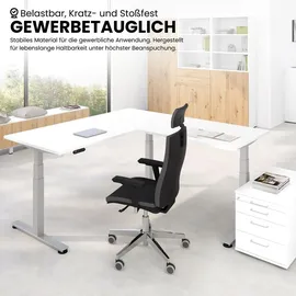 bümö Eckschreibtisch Weiß