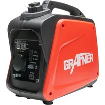 Grafner Stromerzeuger Inverter Genrator 1100 W (1 KW Dauerleistung), Benzinbetrieb 4 Takt, 230V, Invertertechnologie für empfindliche Geräte, lei...