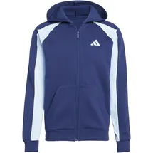 Adidas Seasonal Essentials Colorblock Reißverschlusspullover Dark Blue M