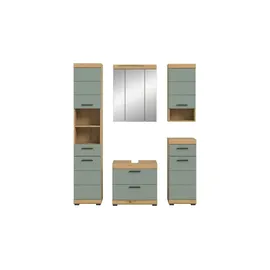 xonox.home Badmöbel-Set SCHLOONSEE 5-tlg. Grün