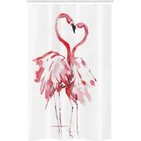 ABAKUHAUS Duschvorhang 120 x 180 cm weiß