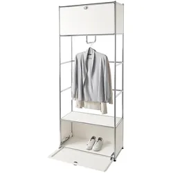 Tchibo - Garderobe Metall »Cn3« - 77x40x194,5cm - chrom - Stahl / Aluminium / Kunststoff