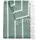 BUTLERS Surfside Strandtuch 200 x 180 cm grün/weiß