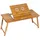 Tectake Laptoptisch aus Holz, höhenverstellbar, 72x35x26cm 72 x 35 x 26 cm braun | Gr.: onesize