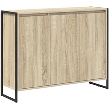 vidaXL Sonoma Seitenschrank 96,5 x 30 x 75 cm Beige Holzwerkstoff