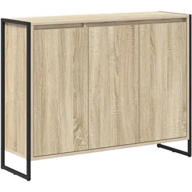 vidaXL Sonoma Seitenschrank 96,5 x 30 x 75 cm Beige Holzwerkstoff