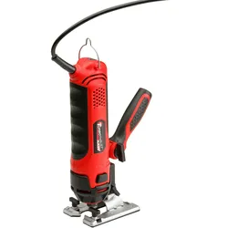 Industex Best Direct Turbothrust SAW, Multifunktionssäge, Präzisionssäge, Bohrmaschine, 550 Watt, Multifunktionswerkzeug, Staubsauger Adapter, rot
