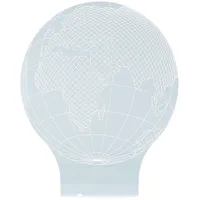 Lunartec 3D-Leuchtmotiv "Planet Erde" für Deko-LED-Lichtsockel LS-7.3D