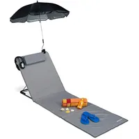 Relaxdays Relaxdays, Liegestuhl, Strandmatte (170 cm)