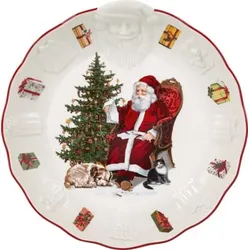Villeroy & Boch Toy's Fantasy Schale mit Santa Relief: Wunschzettel 25cm