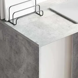 vidaXL Schreibtisch Betongrau 78,5 x 37 x 154,5 cm Holzwerkstoff