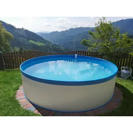 SUMMER FUN Arizona Rundpool Set Ø 350 x 90 cm inkl. Filterpumpe und Leiter