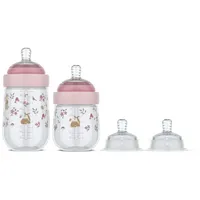 Mepal 4-teiliges Starterset Babyflaschen Mio Fairy Garden, Pink