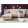 sit&more Ecksofa SIT & MORE "Daytona L-Form", beige (creme), B:245cm H:93cm T:164cm, Sofas, Ecksofa, mit Federkern, einer Kopfstütze und wahlweise mit Bettfunktion
