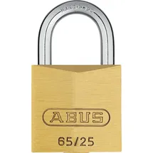 ABUS Vorhängeschloss Messing 25x4x14mm 65