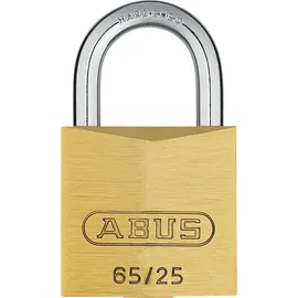 ABUS Vorhängeschloss Messing 25x4x14mm 65