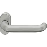 FSB Rahmentürdrücker 97 0625 Hochhaltefeder ovale Rosette Aluminium silber