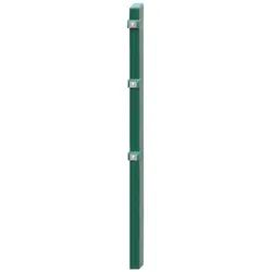 Zaunpfosten ARVOTEC "EXCLUSIVE 120", grün, H:60cm, Edelstahl, Kunststoff, Zaunpfosten, 6x4x cm für Mattenhöhe 120 cm, zum Einbetonieren