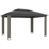 vidaXL Pavillon 3,94 x 2,96 m Anthrazit