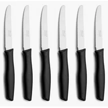 Arcos 188900 Serie Nova - Tischmesser-Set - Klinge Nitrum Edelstahl 110 mm - HandGriff Polypropylen Farbe Schwarz