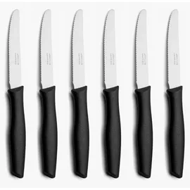 Arcos 188900 Serie Nova - Tischmesser-Set - Klinge Nitrum Edelstahl 110 mm - HandGriff Polypropylen Farbe Schwarz