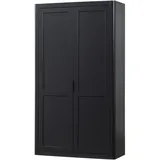 Woood Gunnar Mehrzweckschrank 120 x 217 x 48 cm Schwarz