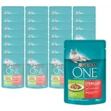 PURINA ONE® Nassfutter für Katzen Sterilcat, 26 x 85 g