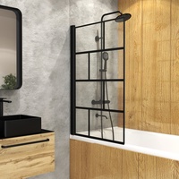 Marwell Badewannenfaltwand »BRICKS«, 75 x 125 cm, Sicherheitsglas -
