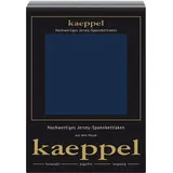 KAEPPEL Spannbettlaken Jersey-Elasthan 140-160 x 200-220 cm blau