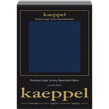 KAEPPEL Spannbettlaken Jersey-Elasthan 140-160 x 200-220 cm blau