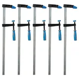 Schraubzwinge 5 x Robuste Schraubzwinge 600 x 80 mm