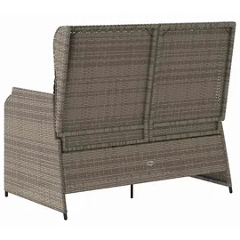 vidaXL Gartenbank 1-tlg 220 x 60 x 85 cm Grau/Marineblau