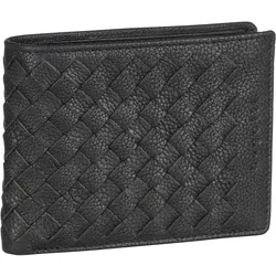 Bugatti Geldbörse Woven Wallet 6113 Portemonnaies   Schwarz Herren 