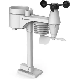 Bresser WLAN Comfort Wetterstation mit 7-in-1 Profi-Sensor und modernem Farbdisplay, Schwarz & Poolthermometer zur Wasser-Temperaturmessung, Schwarz