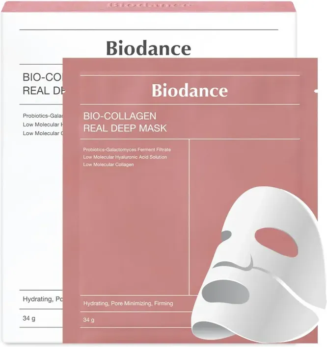 BioDance Bio-Kollagen Tiefenwirksame Gesichtsmaske 34 g x 4 Stück