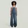 G-Star Straight Leg Latzhose - Dunkelblau - Damen - L,
