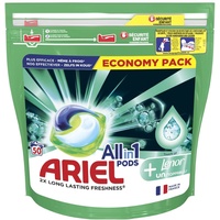 Ariel All-in-1 Pods mit Lenor Unstoppables – 50 Waschgänge, perfekt für das Waschen bei niedriger Temperatur, langanhaltender frischer Duft – 50 Waschmittelkapseln