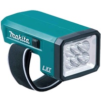 Makita LED-Akku Handleuchte (Arbeitsleuchte ohne Akku, Tiefentladeschutz, Leuchtstärke 500 lx, Handschlaufe verstellbar) DEBDML186