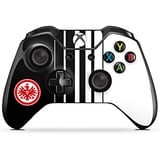 DeinDesign Skin kompatibel mit Microsoft Xbox One Controller Folie Sticker Offizielles Lizenzprodukt Eintracht Frankfurt Streifen